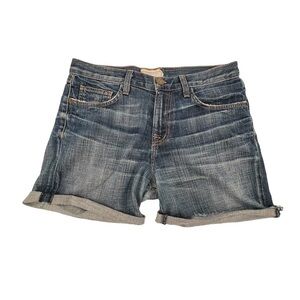Current/Elliott Moody Cuffed Hem Denim Jean Shorts Size 26 Women’s